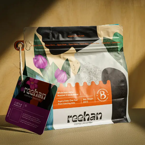 Scatola personalizzata per caffè a goccia con design artistico da un set completo di confezionamento per caffè