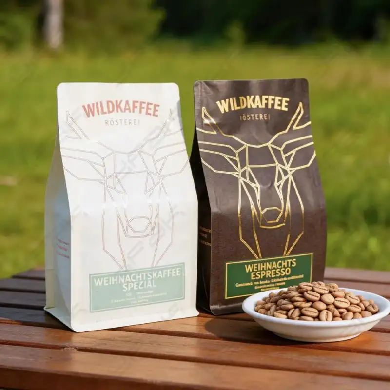 Confezioni sostenibili per sacchetti di caffè