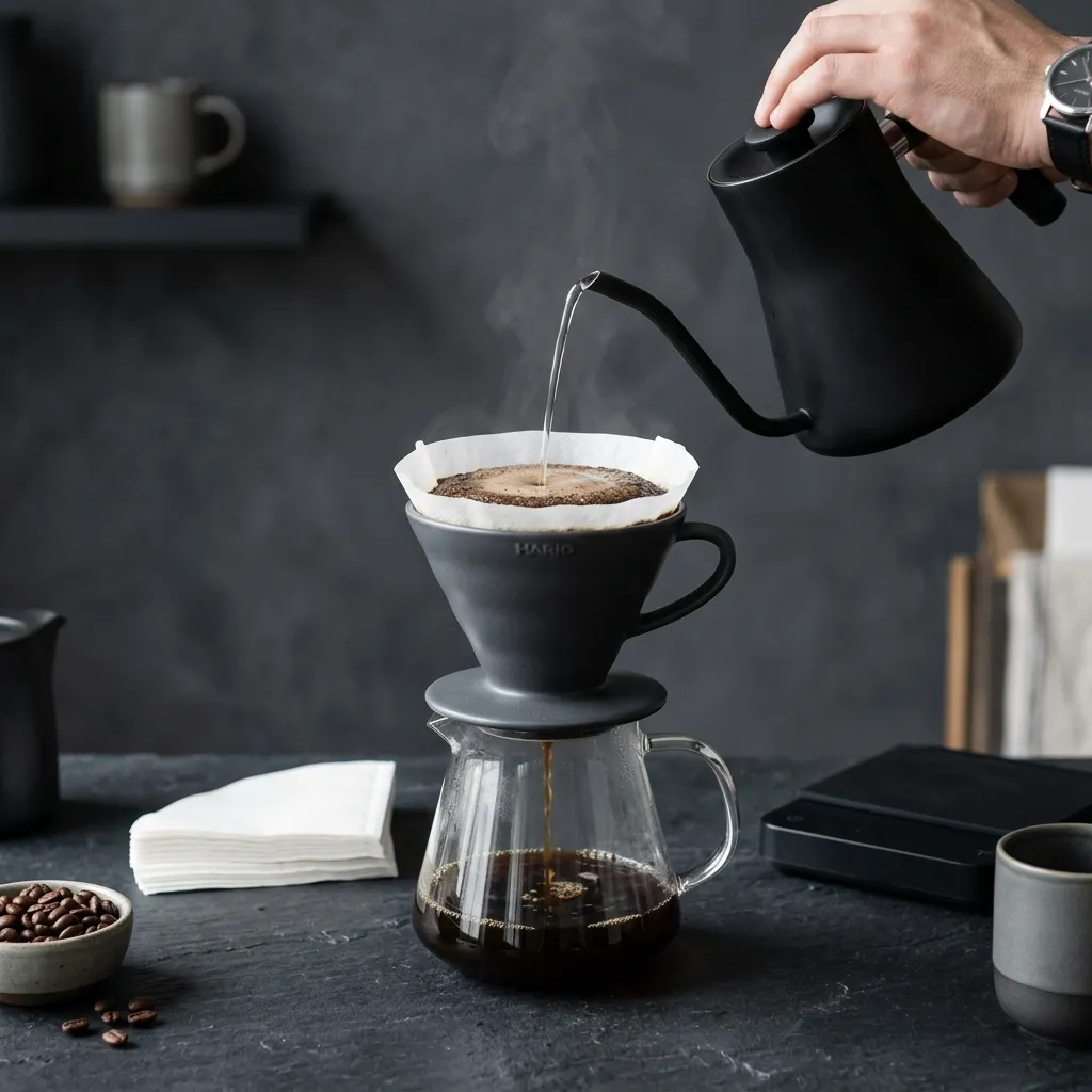 carta-caffè-filtri per la preparazione