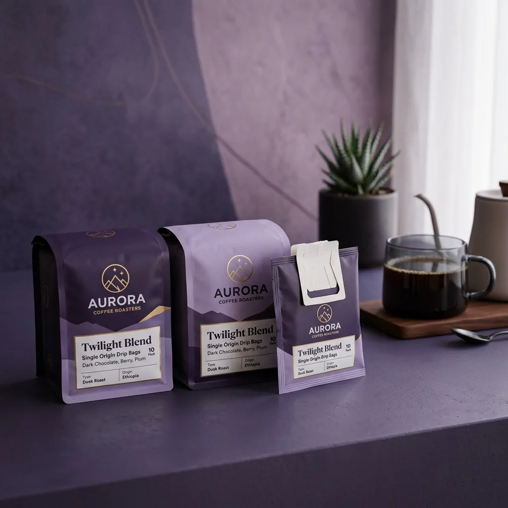 Sacchetti di carta che gocchiano-caffè