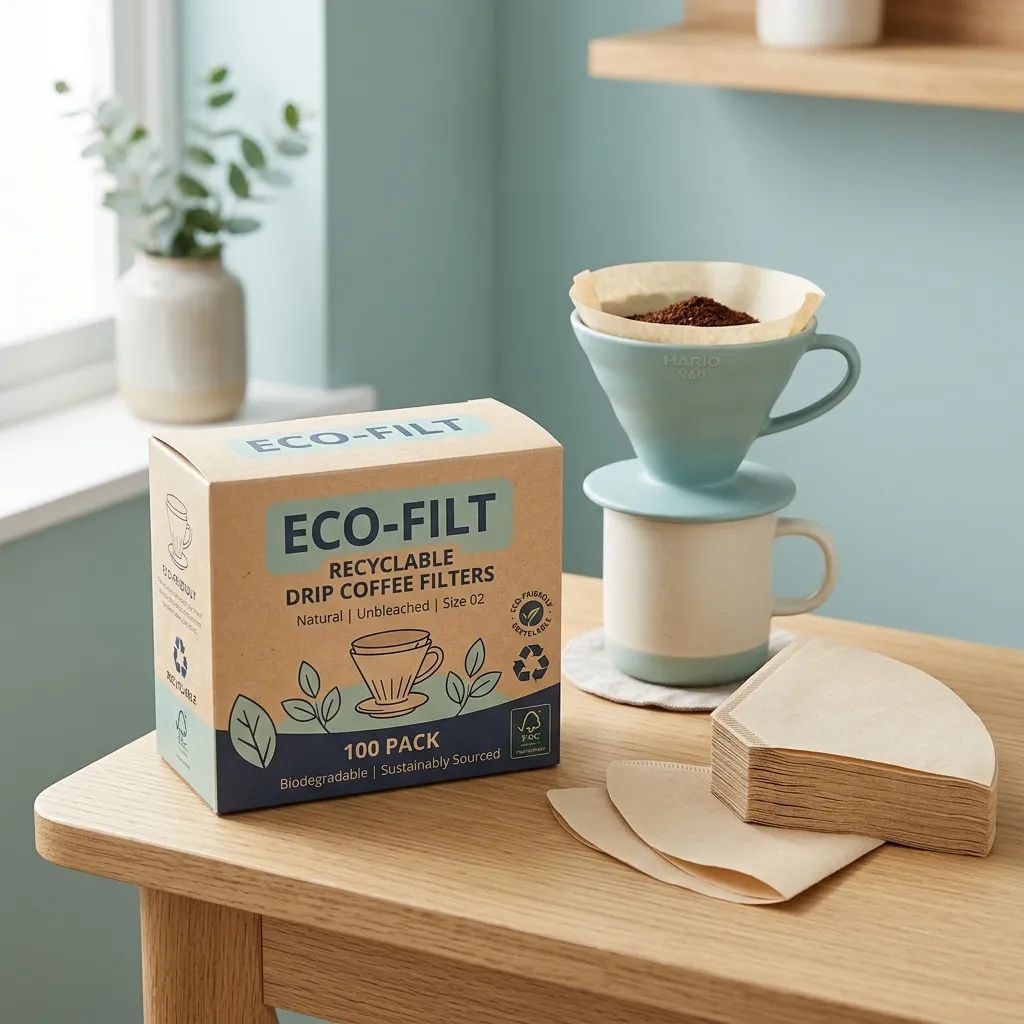 filtri-caffè a goccia riciclabili
