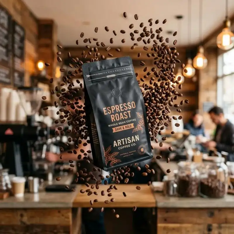Sacchetti di caffè personalizzati all'ingrosso
