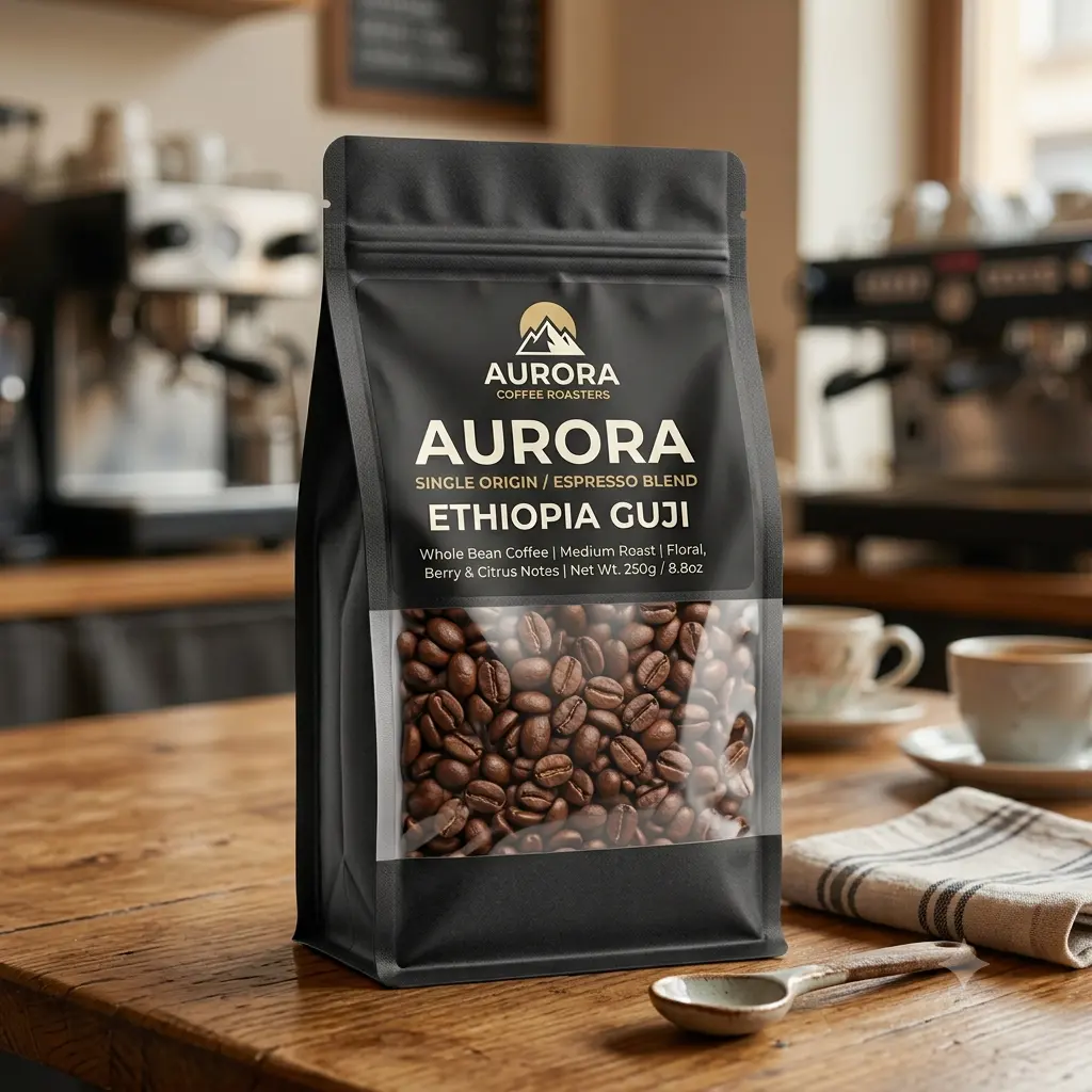 Forma di scatola a sacchetti di caffè