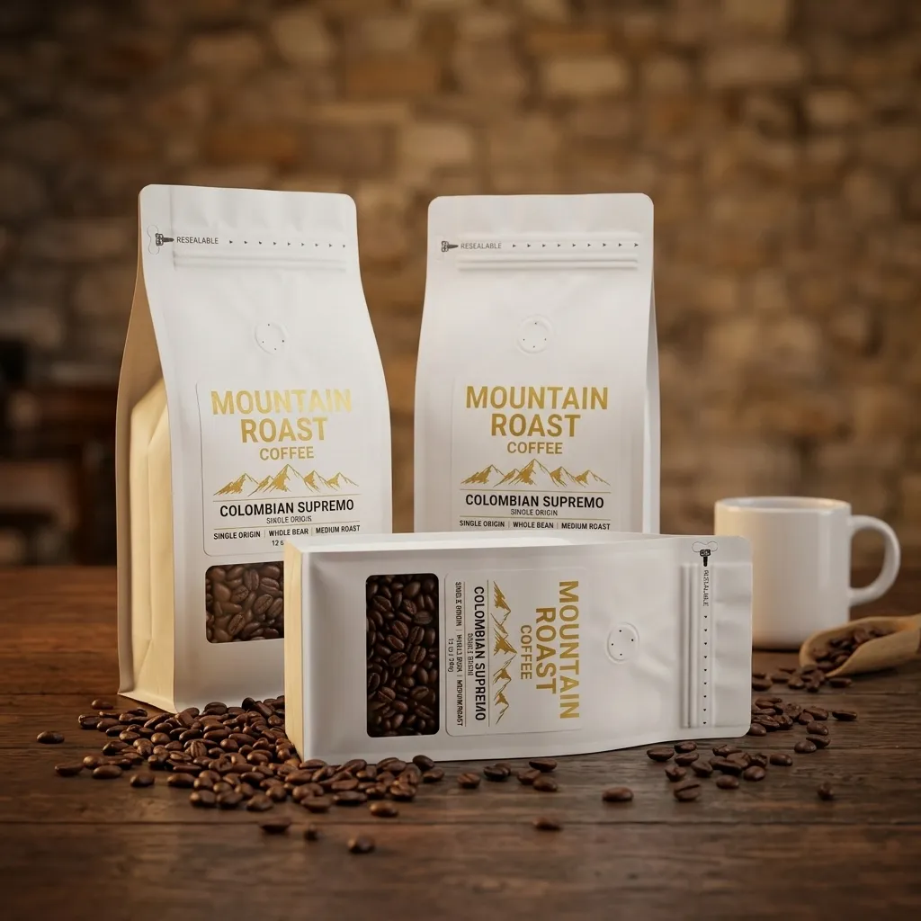 base piatta-orizzontale-sacchetti di caffè