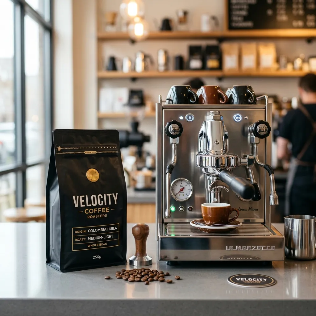 valvola a fondo piatto, sacchetti di caffè