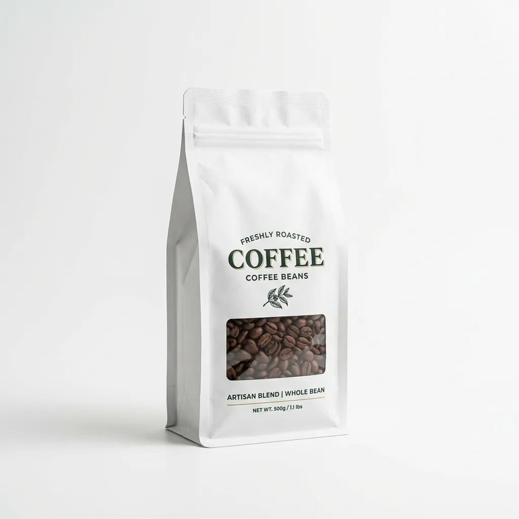 sacchetti di caffè con fondo piatto di alluminio