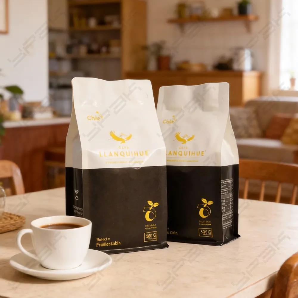 Sacchetti di caffè compostabili su misura