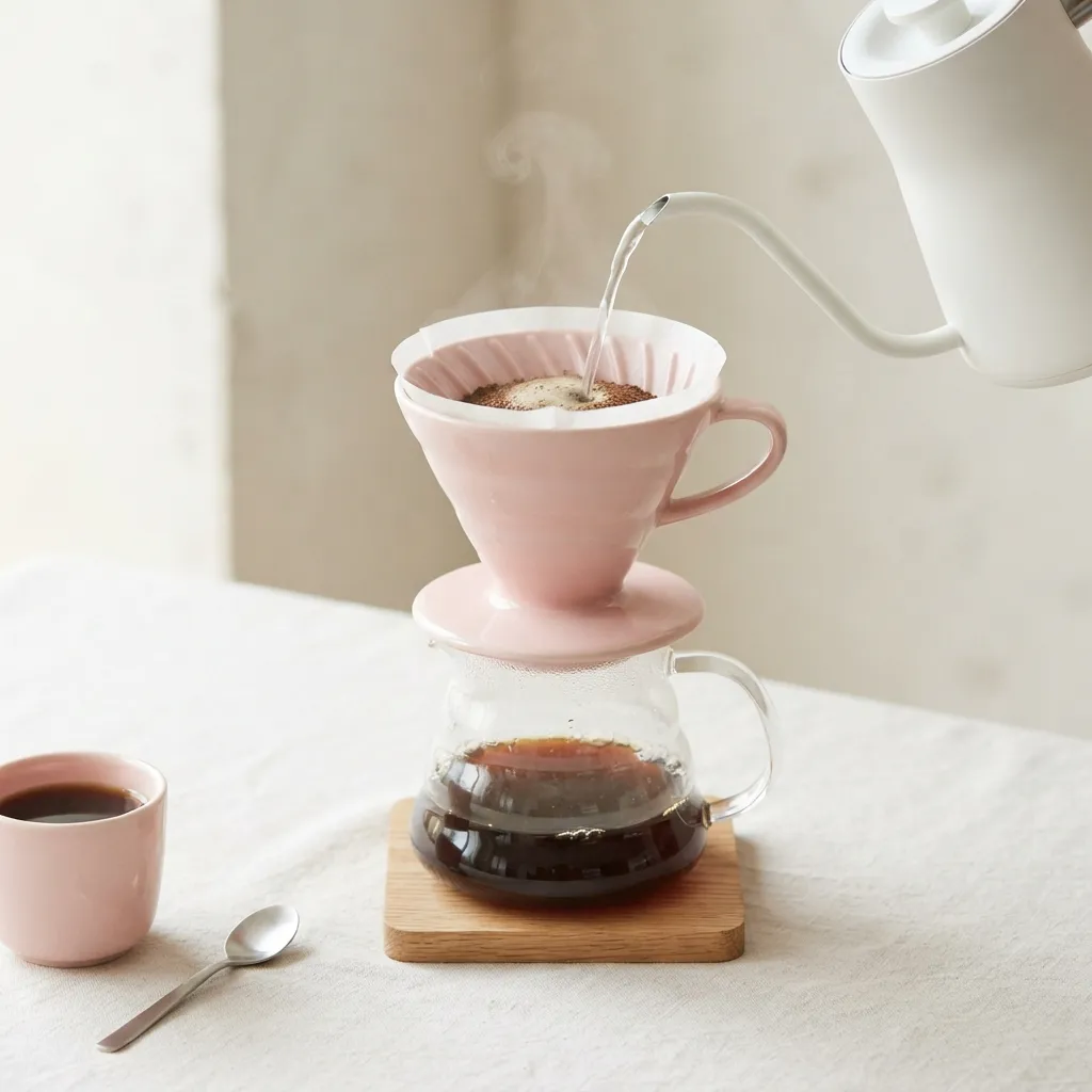 V60-caffè per sovra-gocchiolio