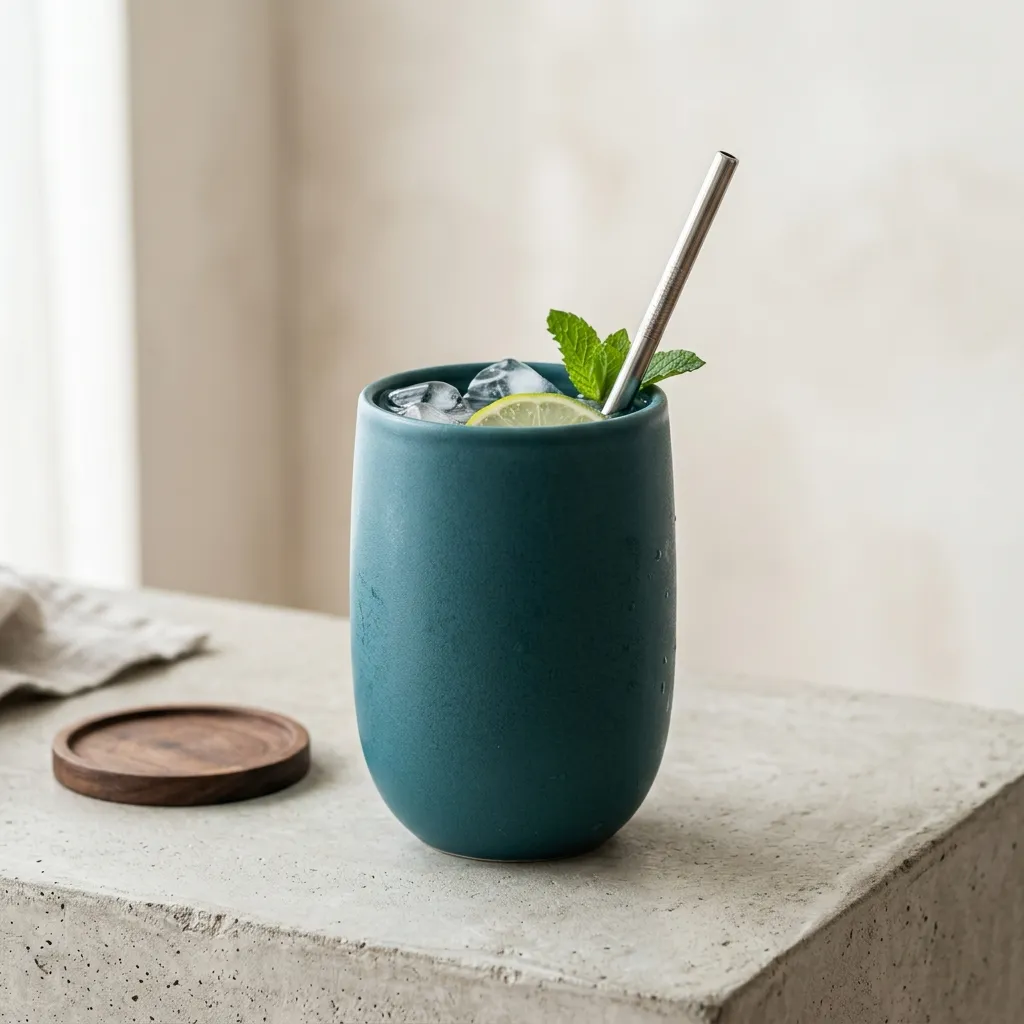 Tazze di bevande fredde in ceramica