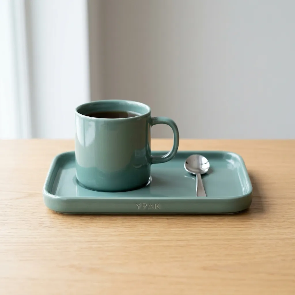 Vassoi di tazze in ceramica per caffè