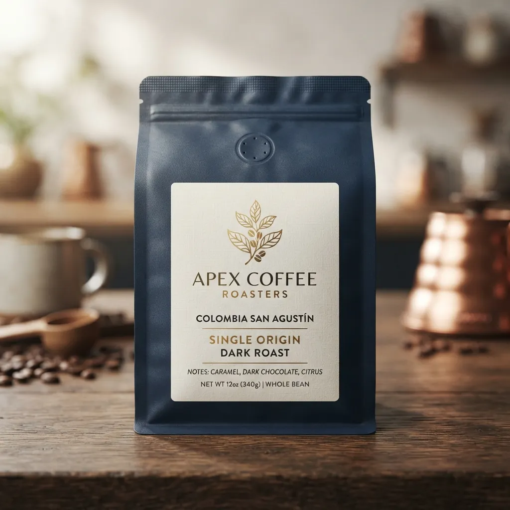 etichette adesive-confezioni di caffè