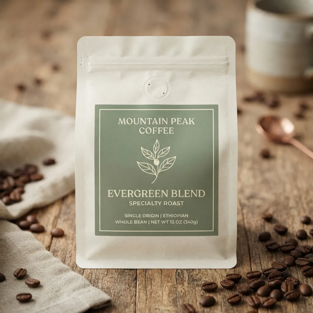 Etichetta-etichetta-cartellino del sacchetto di caffè
