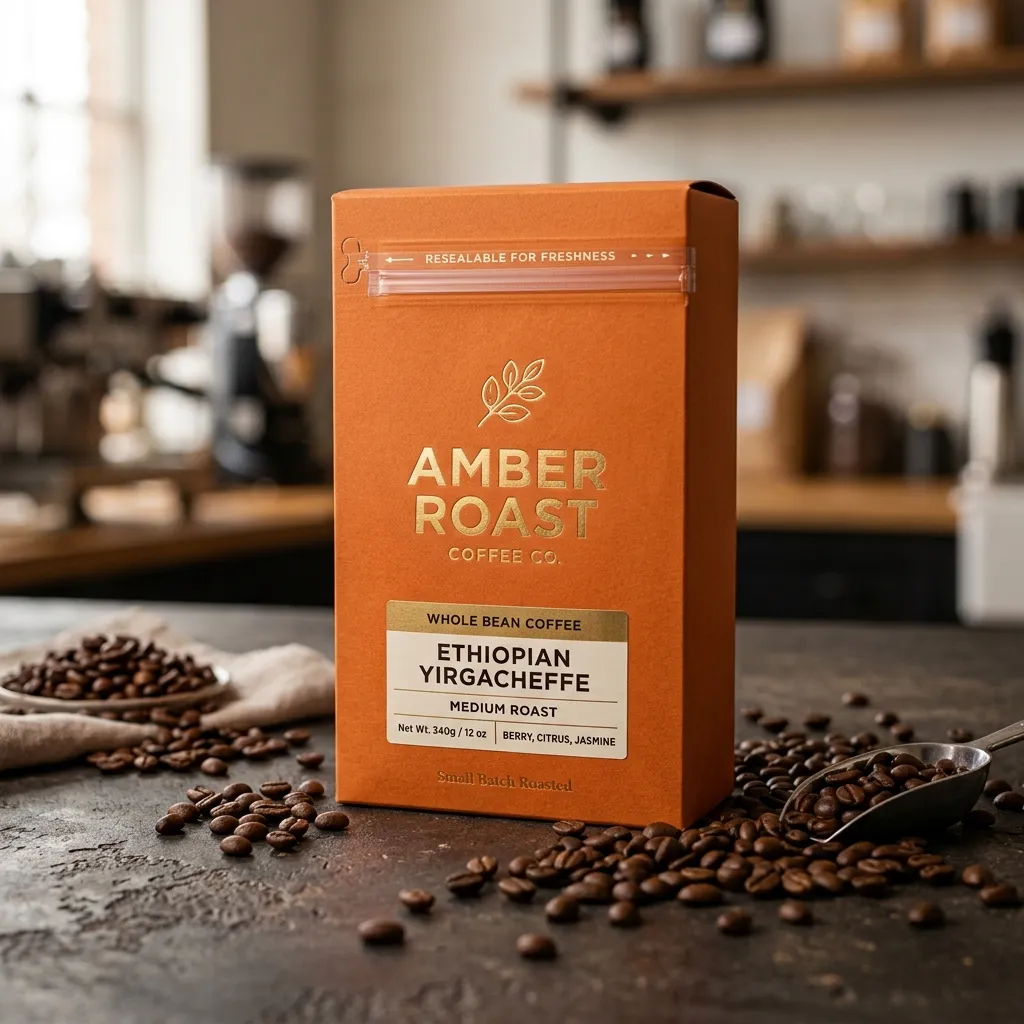 scatole di caffè richiudibili