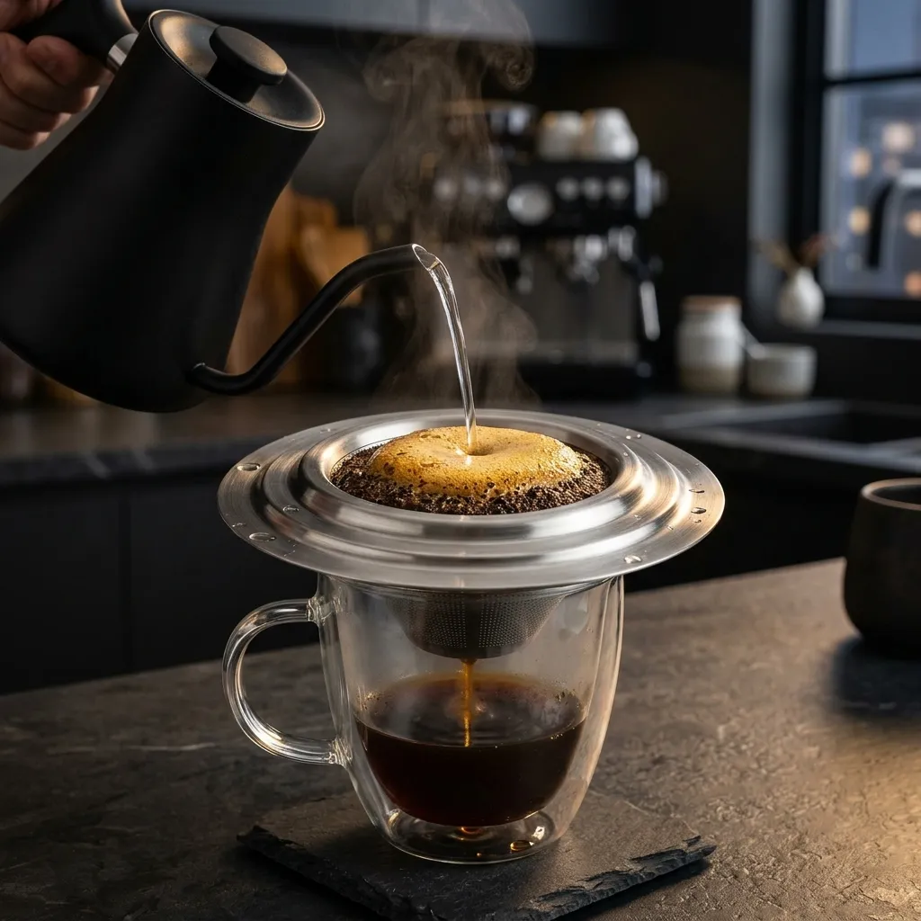 UFO-caffè-filtri per la preparazione