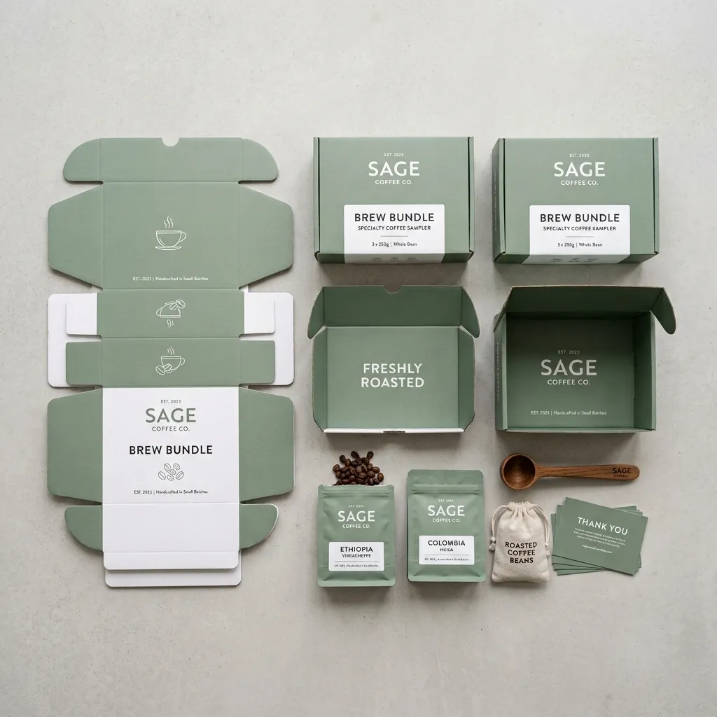 Pacchetti di carta-caffè per spacchi