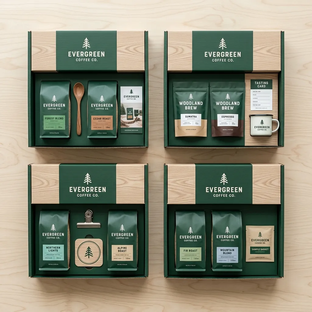 confezione della scatola del caffè-cassetta