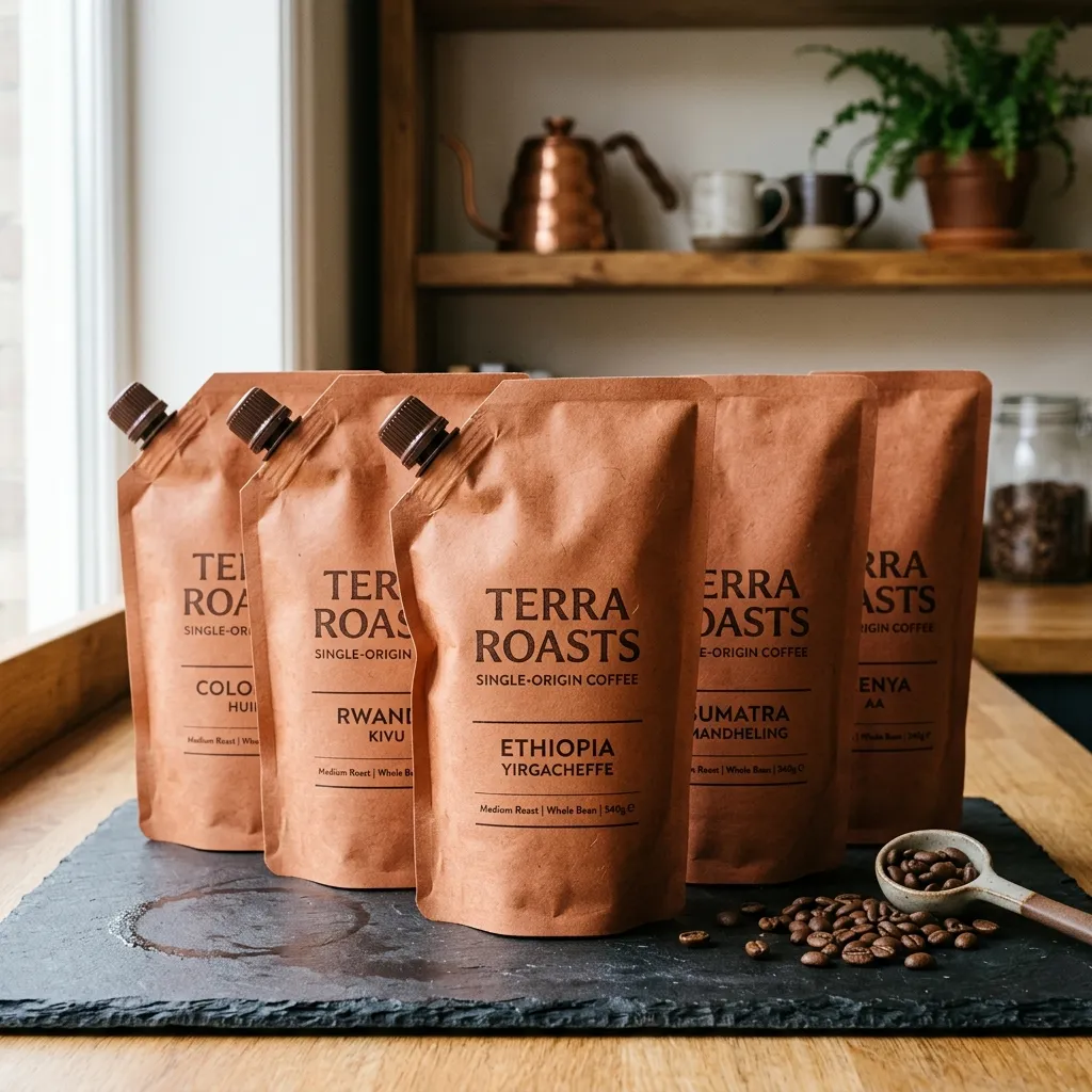 Imballaggio con becco del caffè