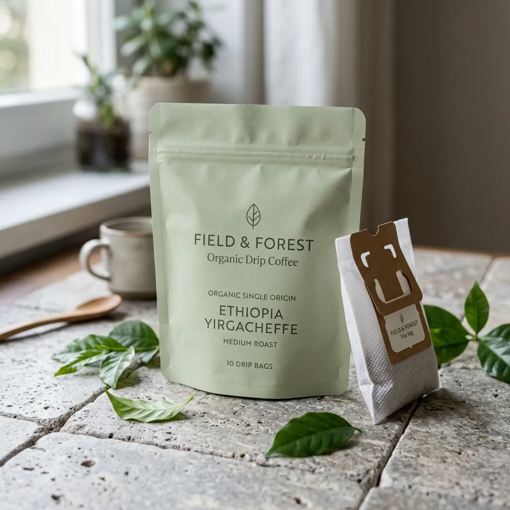 Confezioni monoporzione di squacci per caffè a goccia