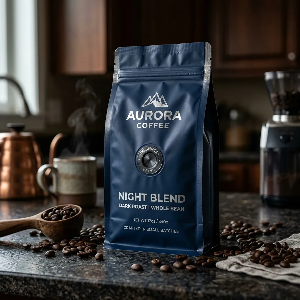 Bustine di caffè con valvola di degassaggio
