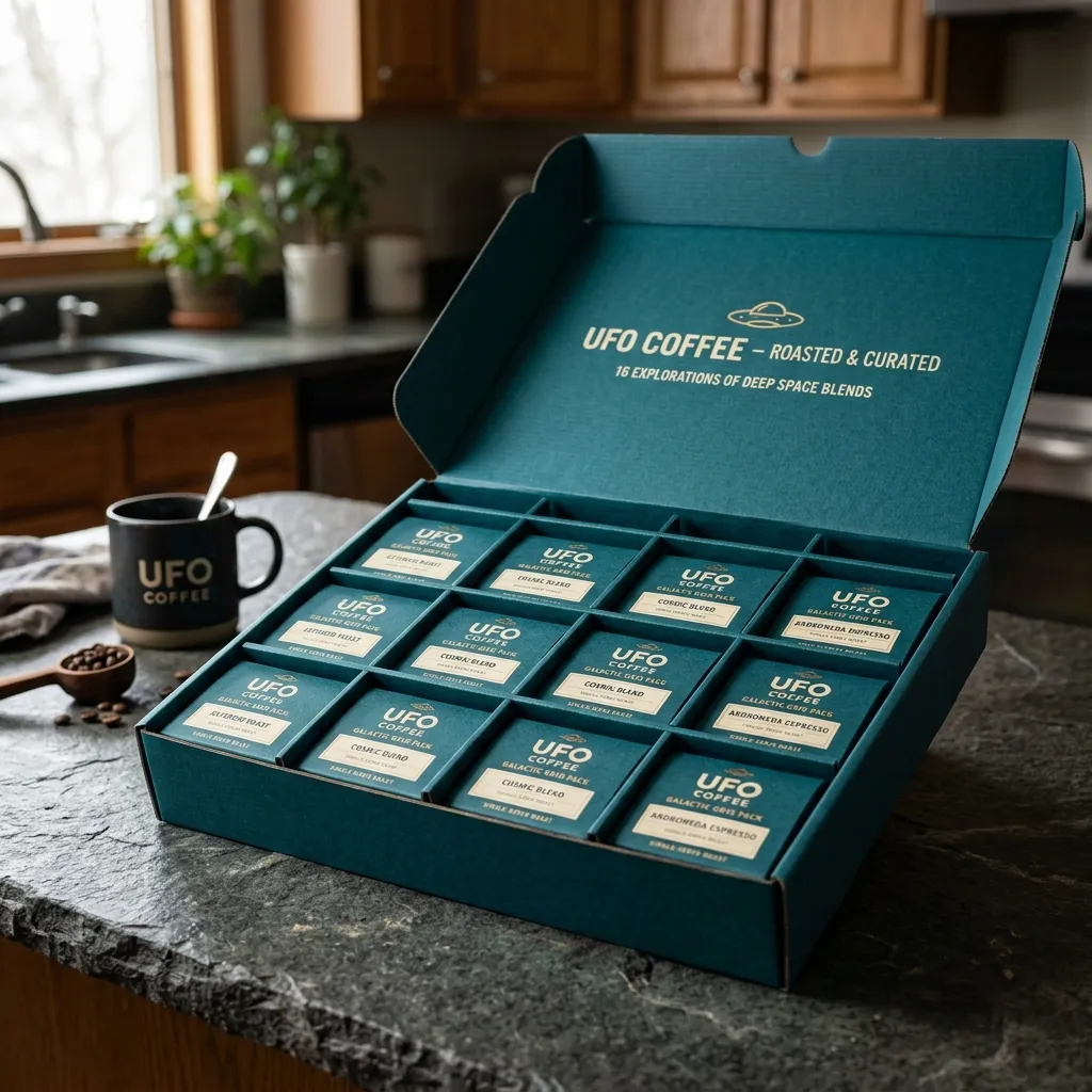 pacchetti di partizioni personalizzati UFO a scatola da caffè