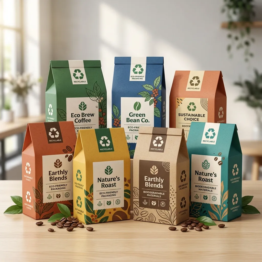 scatole da caffè eco-sostenibili
