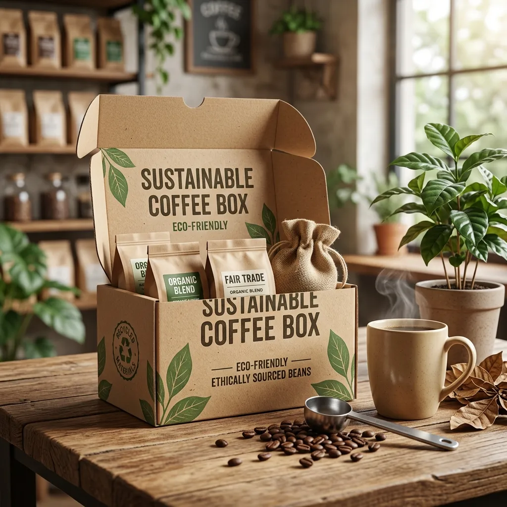 scatole del caffè - sostenibili