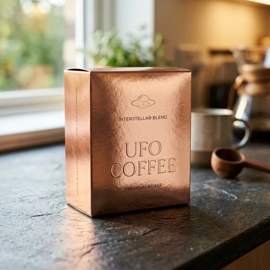 confezioni di alluminio personalizzate in scatole di caffè