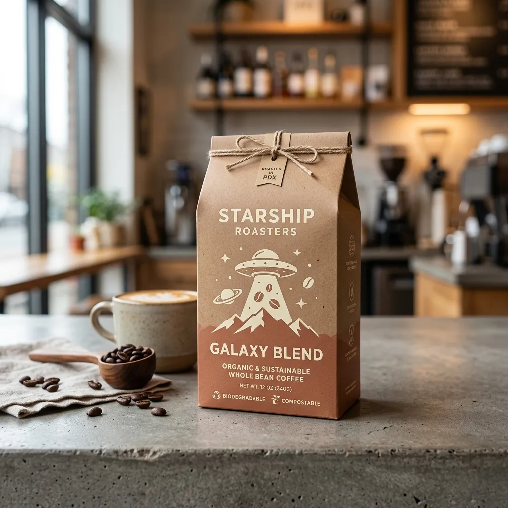 Scatola-caffè compostabile UFO
