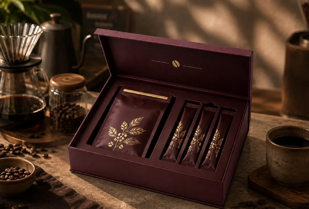 Scatola regalo di lusso per caffè