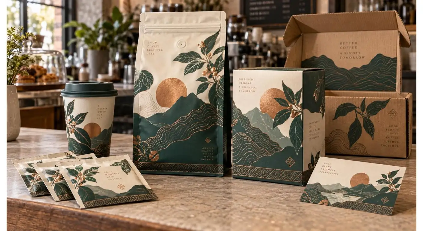 Confezioni personalizzate per caffè