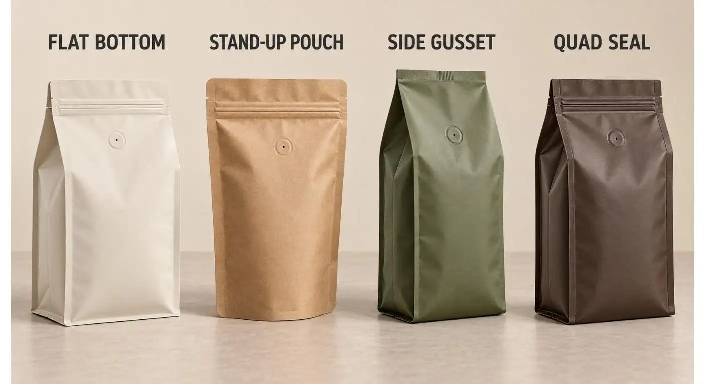 Confezioni personalizzate per il confezionamento del caffè all'ingrosso