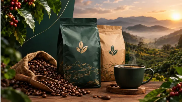Sacchetti di caffè personalizzati