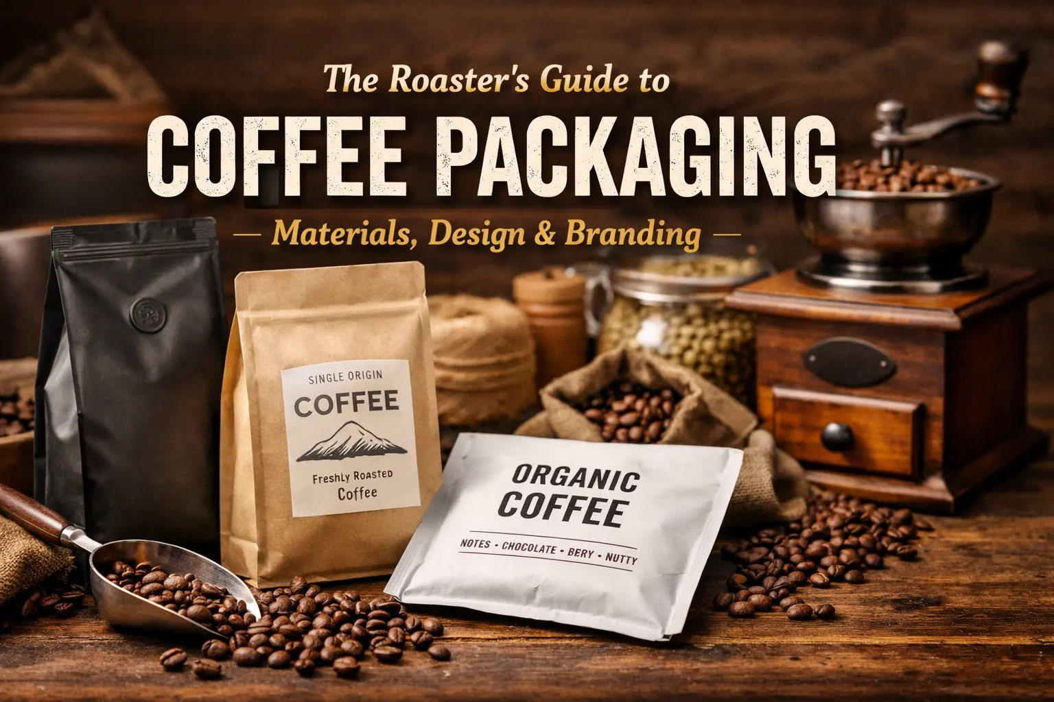 La guida completa del tostapane per l'imballaggio del caffè: Come progettare un packaging che venda