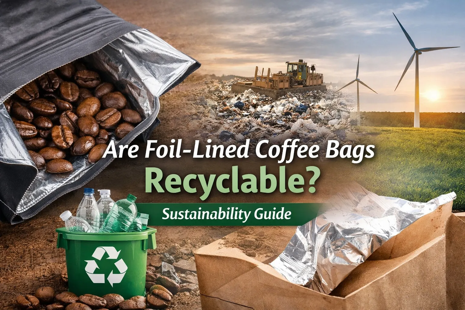 I sacchetti di caffè foderati con la carta stagnola sono riciclabili?