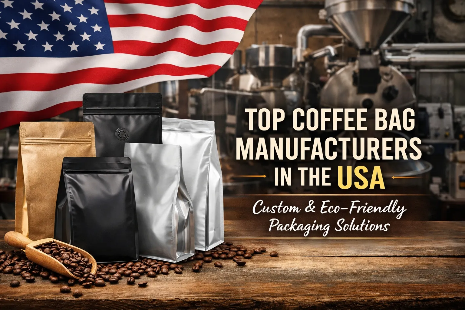 I migliori fornitori di sacchetti per imballaggio per caffè negli USA