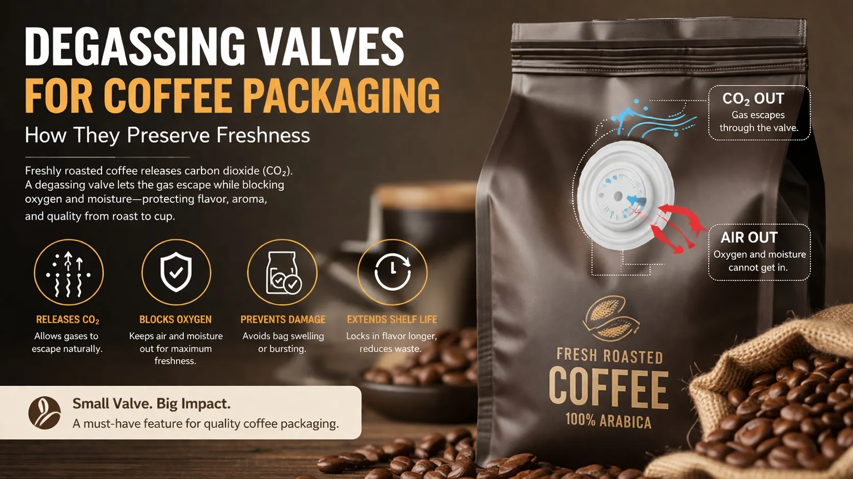 Perché le bustine di caffè hanno le bocchette d'apertura?