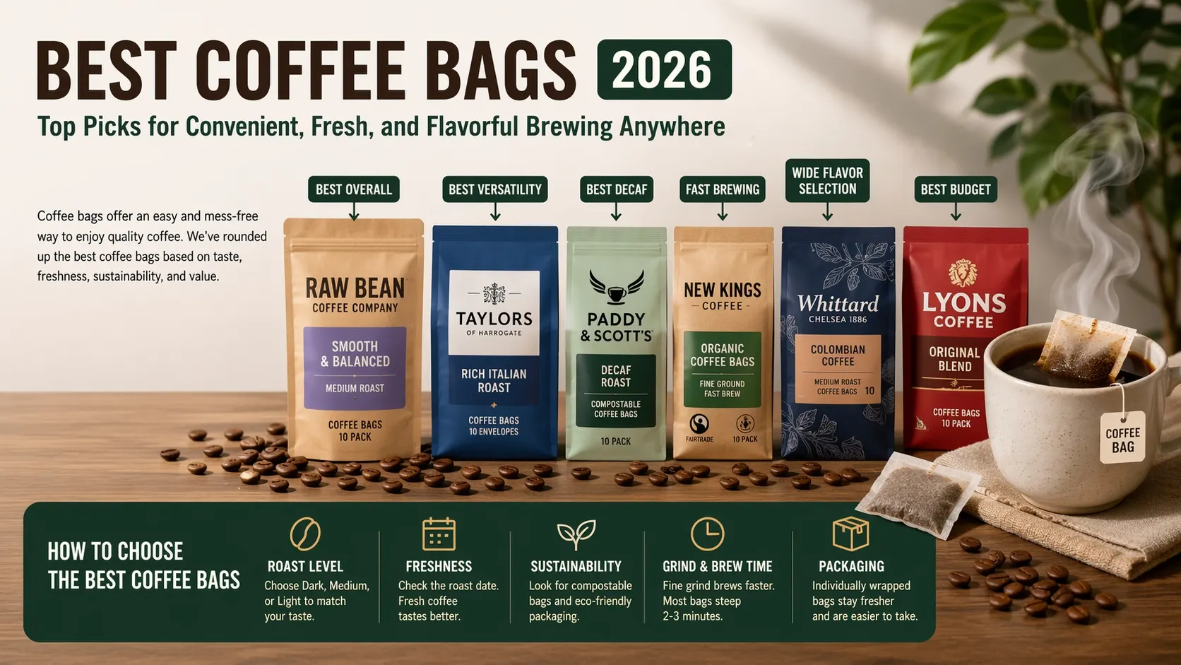 Le migliori bustine di caffè in 2026